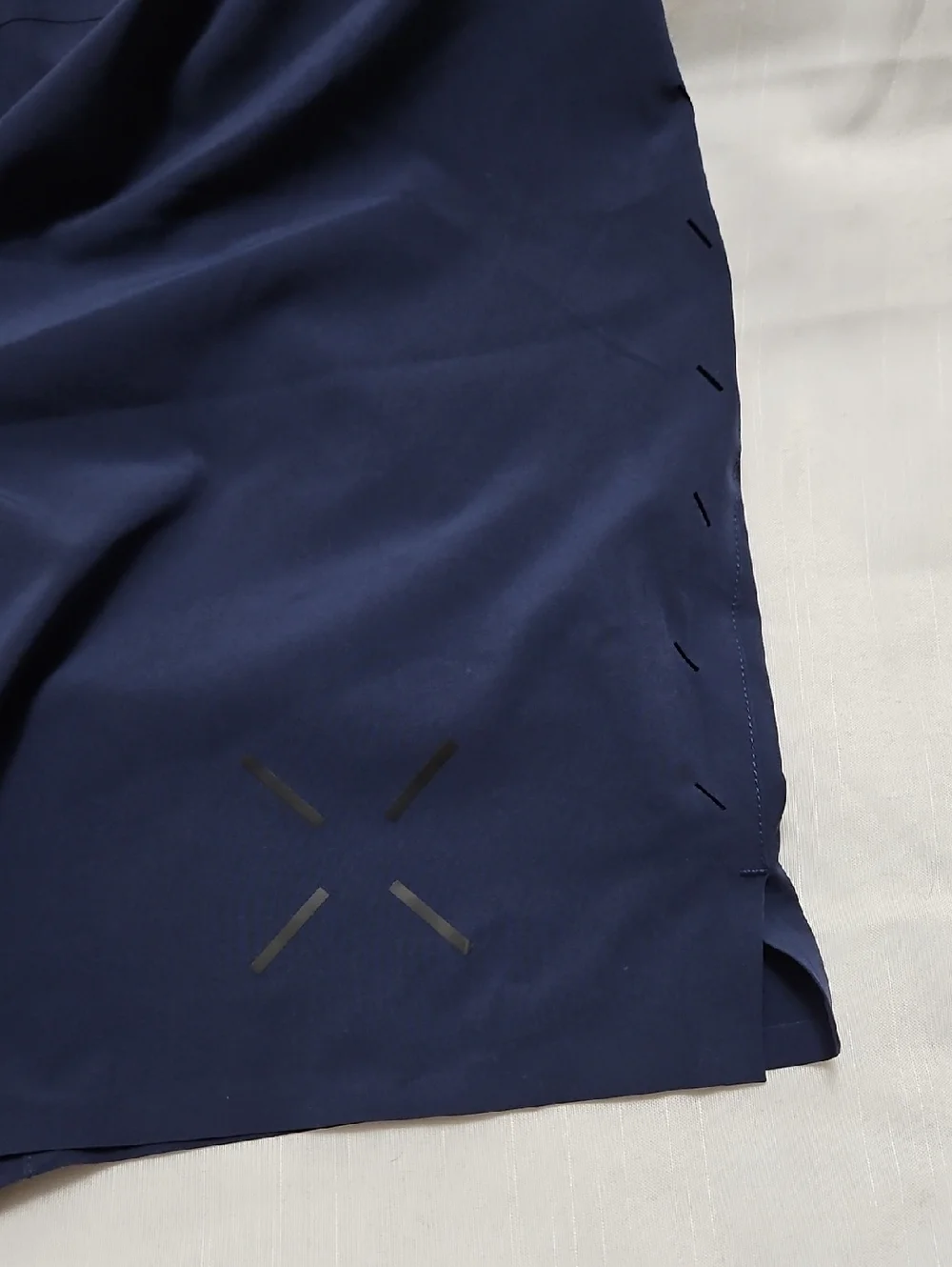 Ten Thousand Interval Shorts LG Unlined 7" Inseam Active Fitness Workout BLUE - Picture 10 of 10